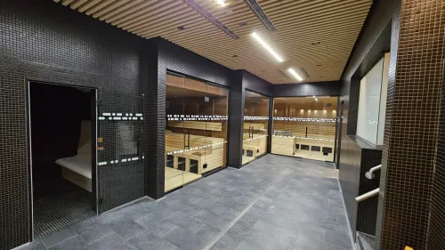 Moderní krytý bazén s sauna v Znojmě
