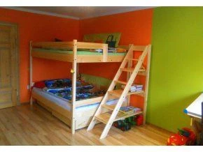 Bunk bed in apartment room